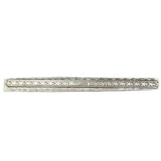 Picture of Sterling Silver Stamping "Ring w/ Leaves Detail"