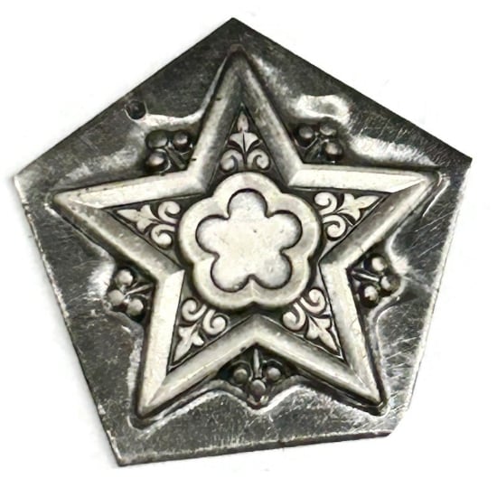 Picture of Sterling Silver Stamping "Paris Star"