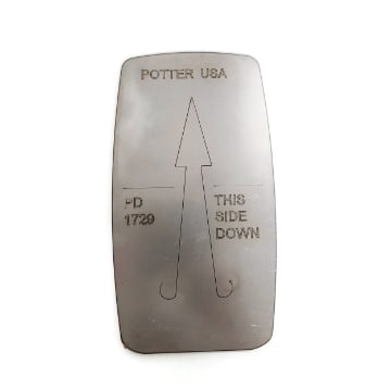 Show details for Pancake Die 1729 Large Dagger Point Picture of Pancake Die 1729 Large Dagger Point