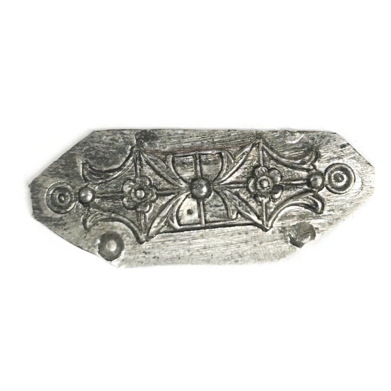 Picture of Sterling Silver Stamping "Flower Detailed Bracelet Link"