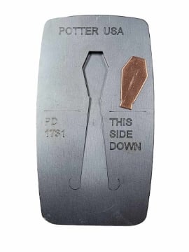 Show details for Pancake Die 1731 Medium Coffin Picture of Pancake Die 1731 Medium Coffin