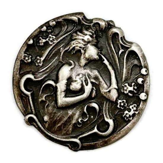 Picture of Sterling Silver Stamping "Be Still My Heart"