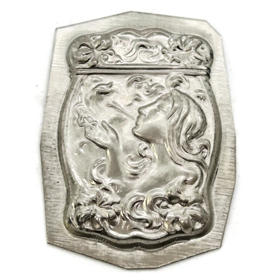 Picture of Sterling Silver Stamping "Woman Smoking"