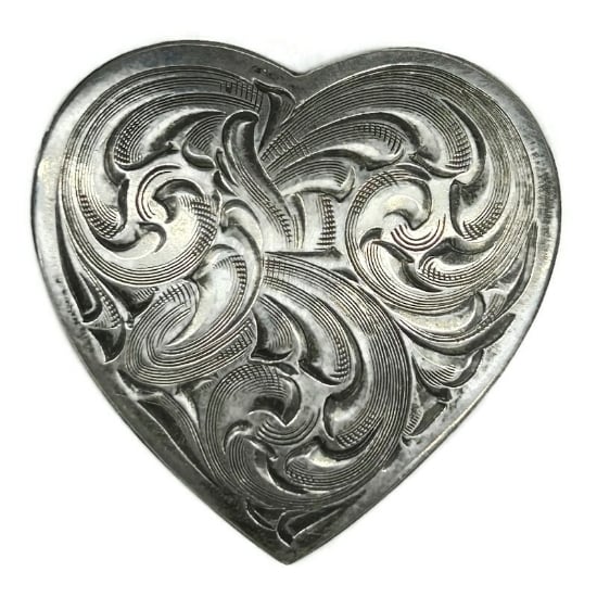 Picture of Sterling Silver Stamping "Western Heart"