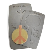 Picture of Pancake Die 1738 Large Peace Sign Center