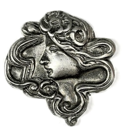 Picture of Sterling Silver Stamping "Flower Lady"