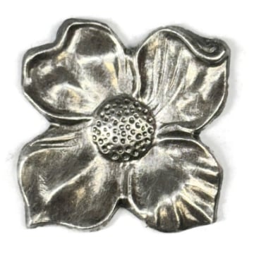 Show details for Sterling Silver Stamping "Dogwood Flower" Picture of Sterling Silver Stamping "Dogwood Flower"