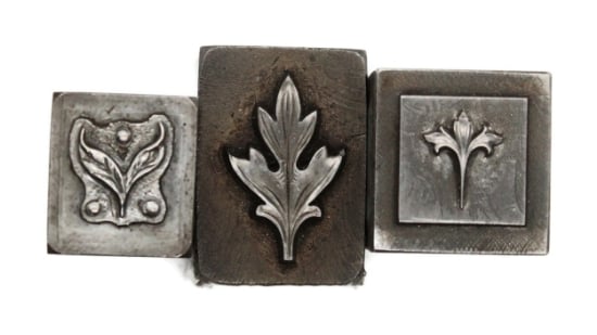 Picture of Impression Die Elegant Leaves Trio