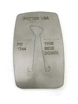 Show details for Pancake Die 1744 Small Long Planchette Picture of Pancake Die 1744 Small Long Planchette