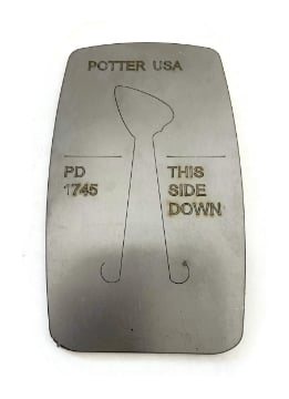 Show details for Pancake Die 1745 Large Long Planchette Picture of Pancake Die 1745 Large Long Planchette
