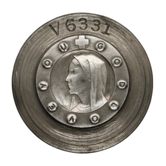 Picture of Impression Die Archbishop Sheen Medal Front