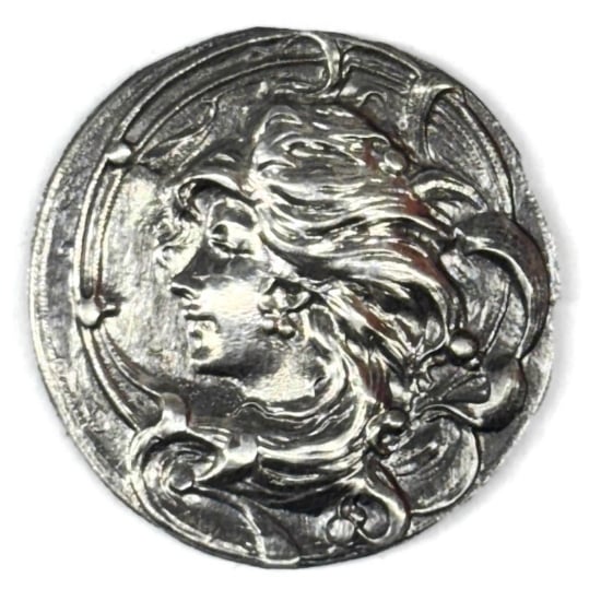 Picture of Sterling Silver Stamping "Messy Hair"