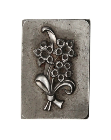 Picture of Impression Die Three Diamond Set Flowers