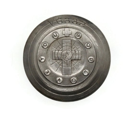 Picture of Impression Die Archbishop Sheen Medal Back
