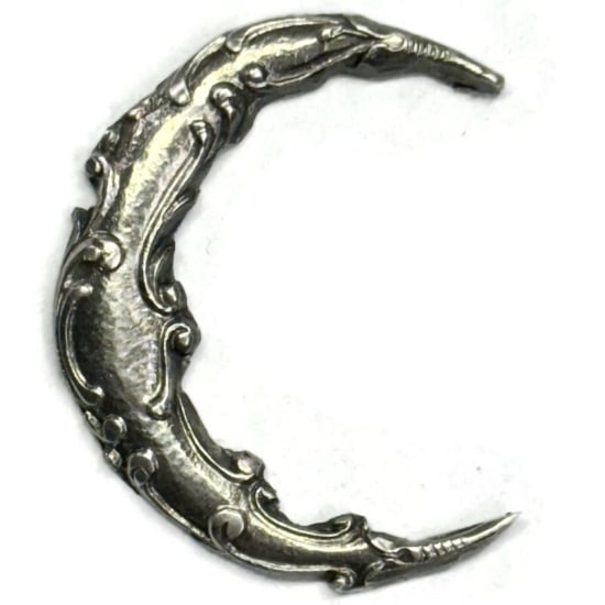 Picture of Sterling Silver Stamping "Detailed Crescent"