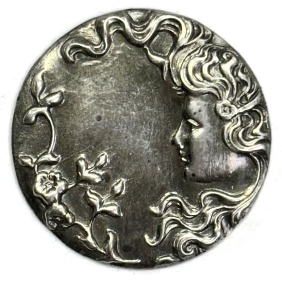 Picture of Sterling Silver Stamping "Floral Flowy Hair"