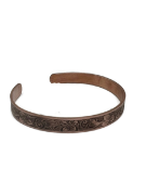 Picture of Engraved Floral Copper Cuff