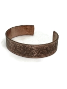 Picture of Engraved Leaves Copper Cuff