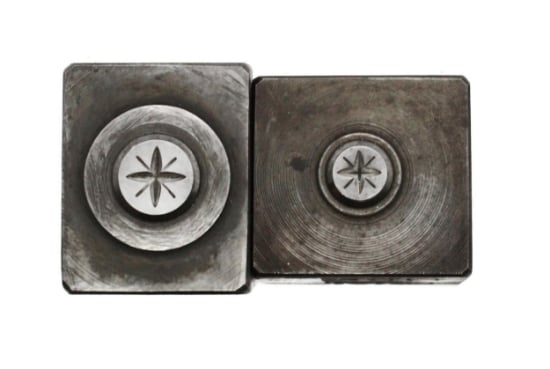 Picture of Impression Die Winter Button Pair