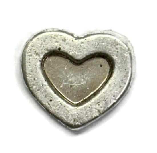 Picture of Sterling  Silver Stamping "Simple Heart"