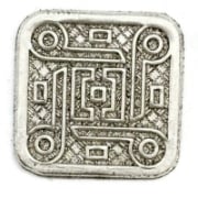 Picture of Fine Silver Stamping "Maze Enamel Design"