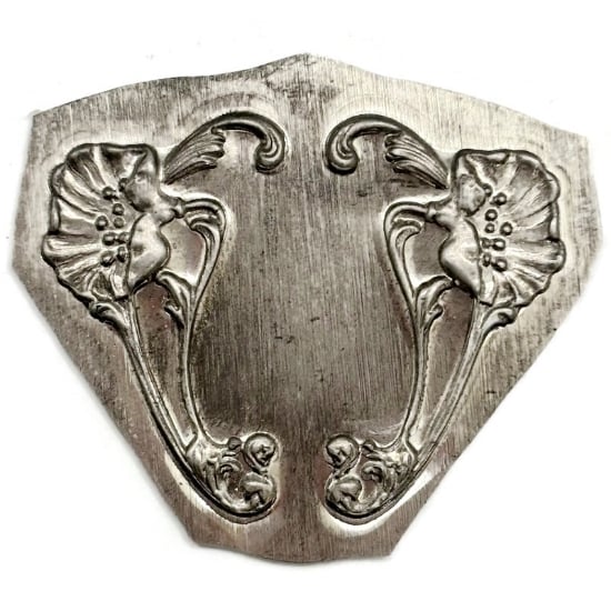 Picture of Sterling Silver Stamping "Floral Earring Set"