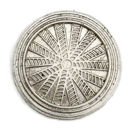 Picture of Fine Silver Stamping "Fan Circle for Enamel"