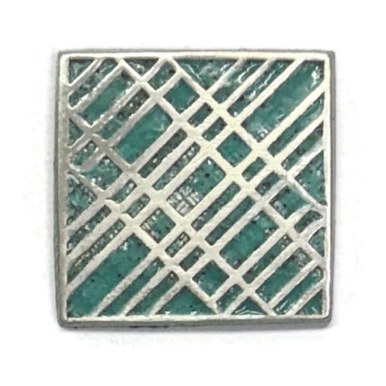 Picture of Fine Silver Stamping "Diagonal Line Pattern for Enamel"