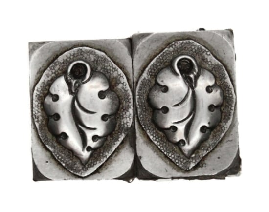 Picture of Impression Die Leaf Earrings