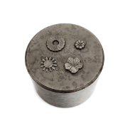Picture of Impression Die 4 Flowers with a Hole in One