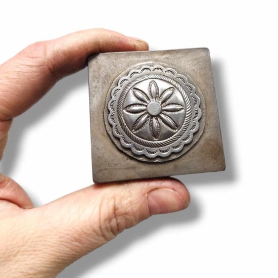 Picture of Impression Die Incised Scalloped Round Concho