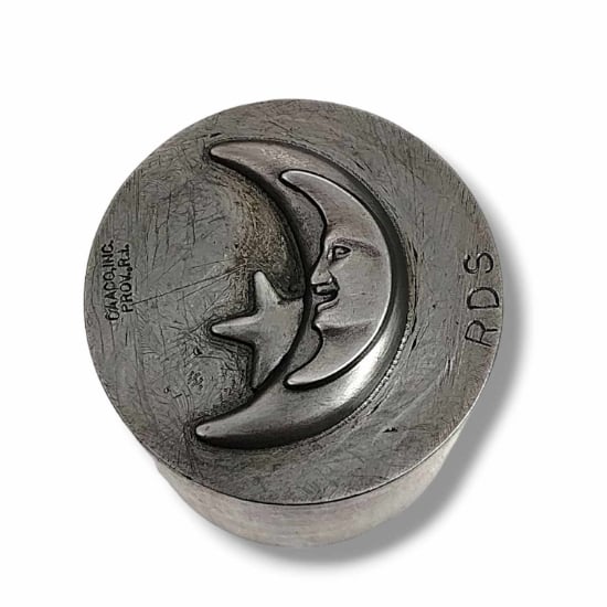 Picture of Impression Die Layered Moon Left-Facing