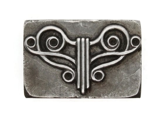 Picture of Impression Die Swirly Accordian Heart