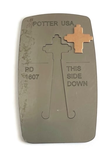 Picture of Pancake Die 1807 - Small New Mexico Style Cross 