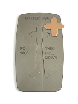 Show details for Pancake Die 1808 - Medium New Mexico Style Cross  Picture of Pancake Die 1808 - Medium New Mexico Style Cross