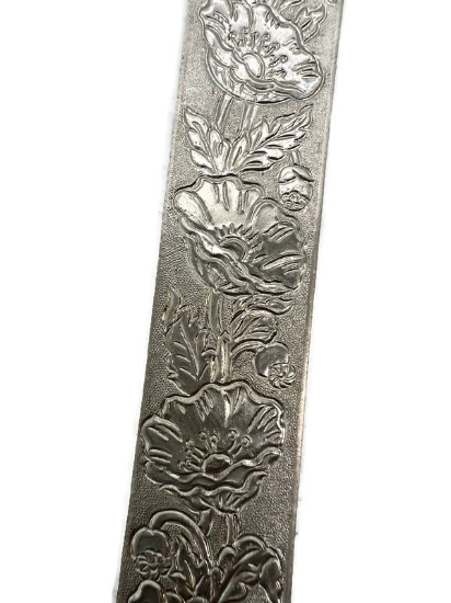 Picture of Poppy flower silver wire