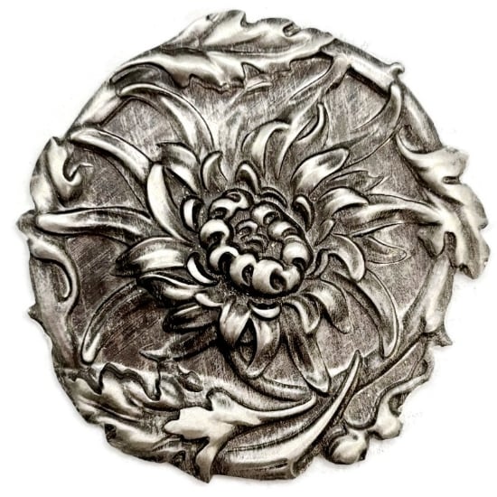 Picture of Sterling Silver Stamping Flower Broach