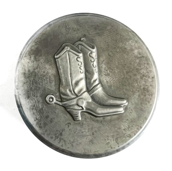 Picture of Impression Die Western Boots with Spurs