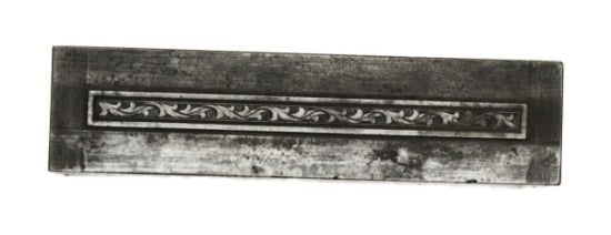 Picture of Impression Die Nouveau Leaves Flat Band