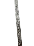 Picture of Segmented florals sterling silver wire