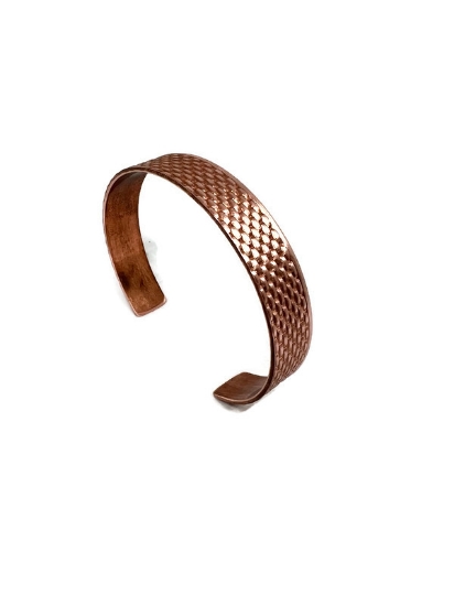 Picture of Basket weave copper bracelet 
