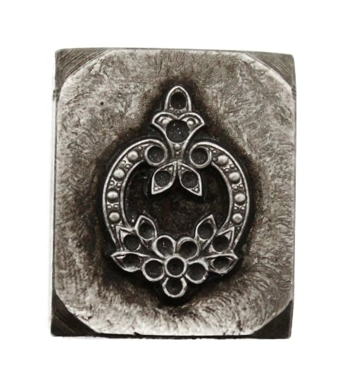Picture of Impression Die Studded Floral Setting Drop