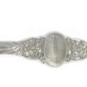 Picture of Sterling Silver Stamping Green Man Ring