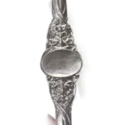 Picture of Sterling Silver Stamping Green Man Ring