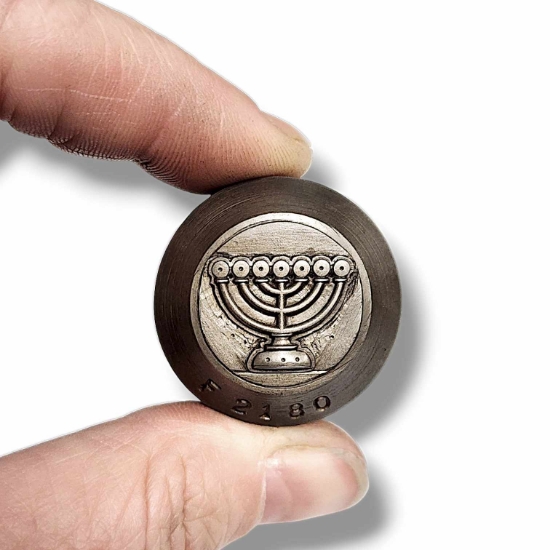 Picture of Impression Die Menorah with Settings