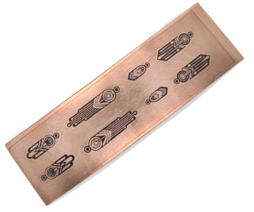 Show details for Pattern Plate RMP387 Art Deco Drops Picture of Pattern Plate RMP387 Art Deco Drops