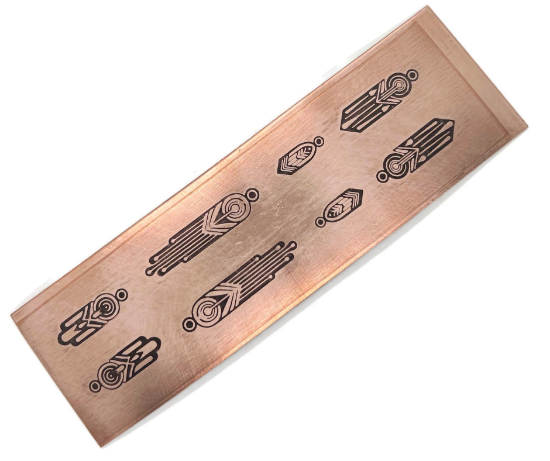 Picture of Pattern Plate RMP387 Art Deco Drops