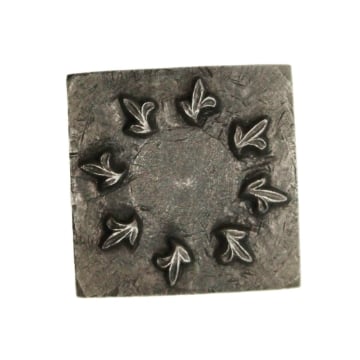 Show details for Impression Die Leafy Fairy Circle Picture of Impression Die Leafy Fairy Circle