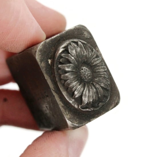 Picture of Impression Die Realistic Daisy Oval