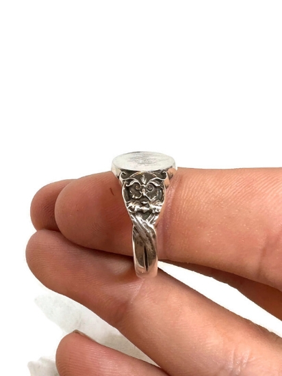 Picture of Old man Owl 1890s Shreve & co signet ring size 10
